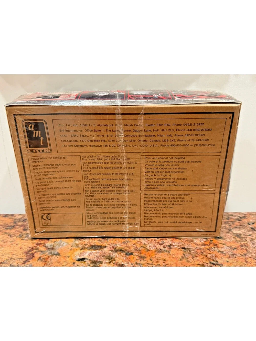 Vintage AMT Ertl Alan Kulwicki Zerex Thunderbird Model Kit